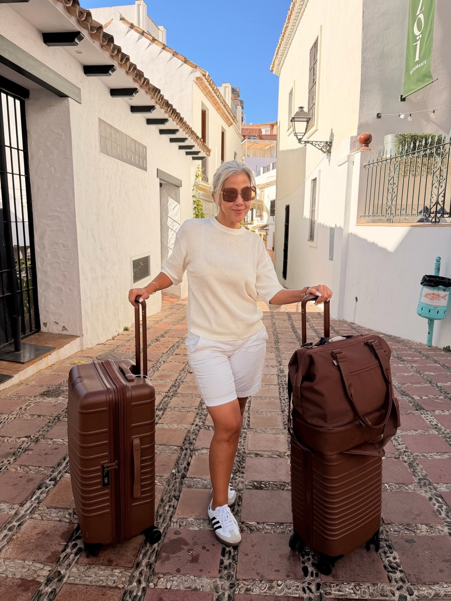 My favorite travel pieces from BEIS, I have the small carry-on, the mini weekender which is great to take as my personal item and also fit some of the handbags I want to bring with me when I travel, the medium check-in suitcase and the big check-in luggage. Totally recommend them! 
@beistravel

#LTKTravel