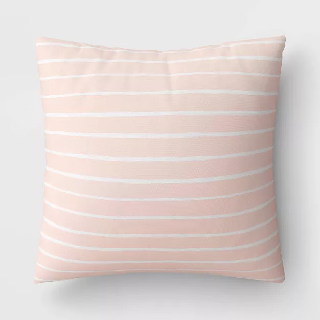 Outdoor Throw Pillow Striped - Room Essentials™ | Target