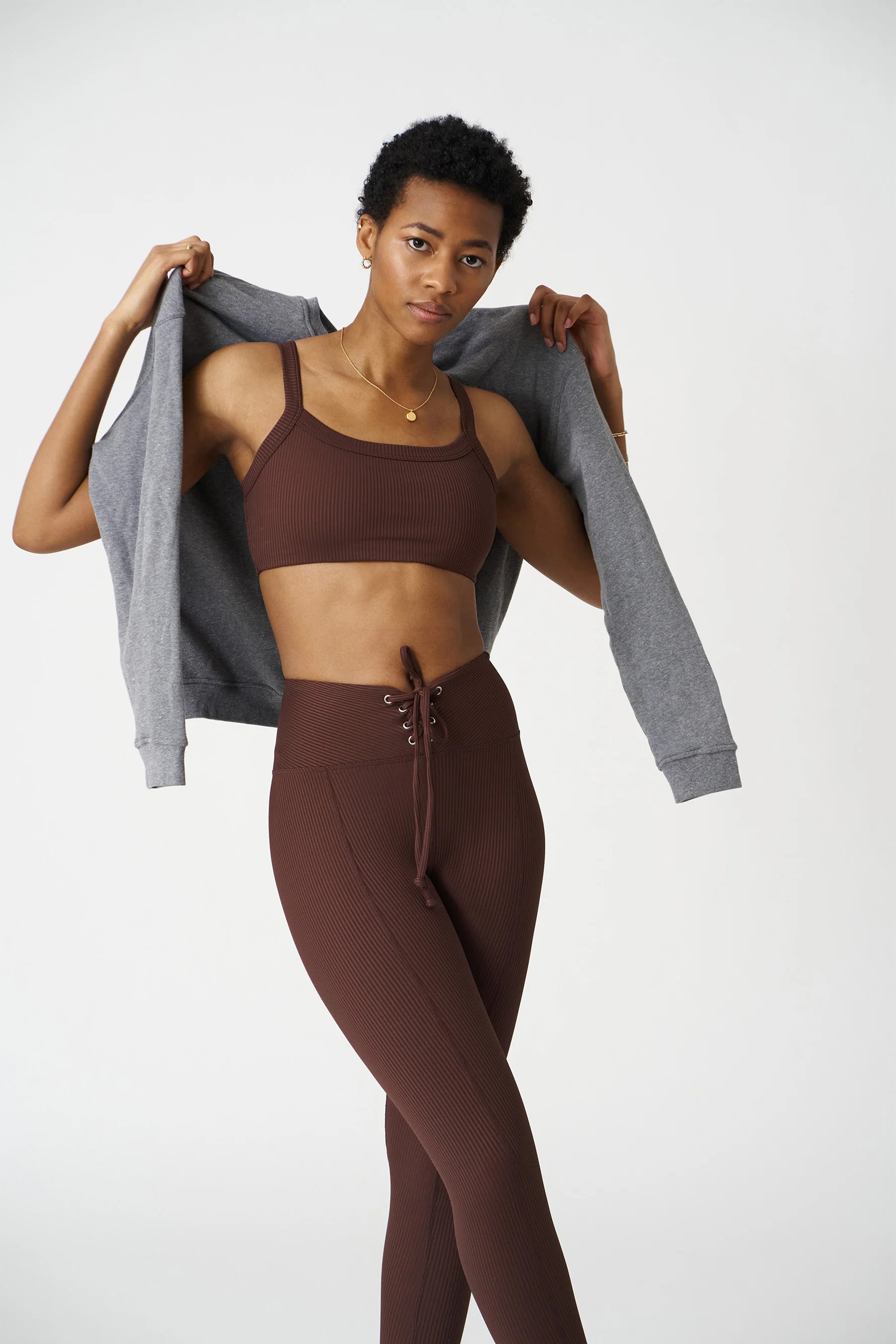 Ribbed Bralette | Bandier