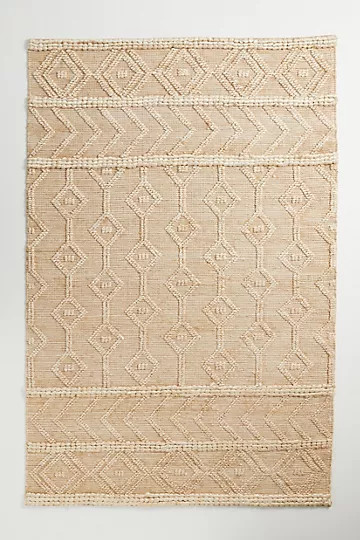 Flatwoven Mateo Jute Rug | Anthropologie (US)
