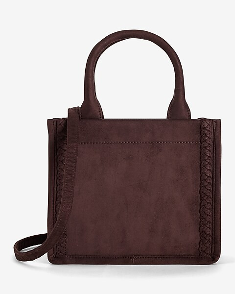 Mini Faux Suede Tote Bag | Express