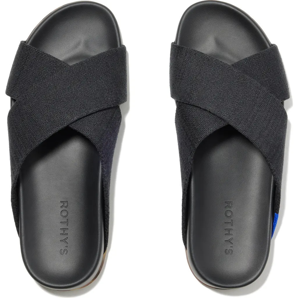 Rothy's The Weekend Slide in Black at Nordstrom, Size 11.5 | Nordstrom