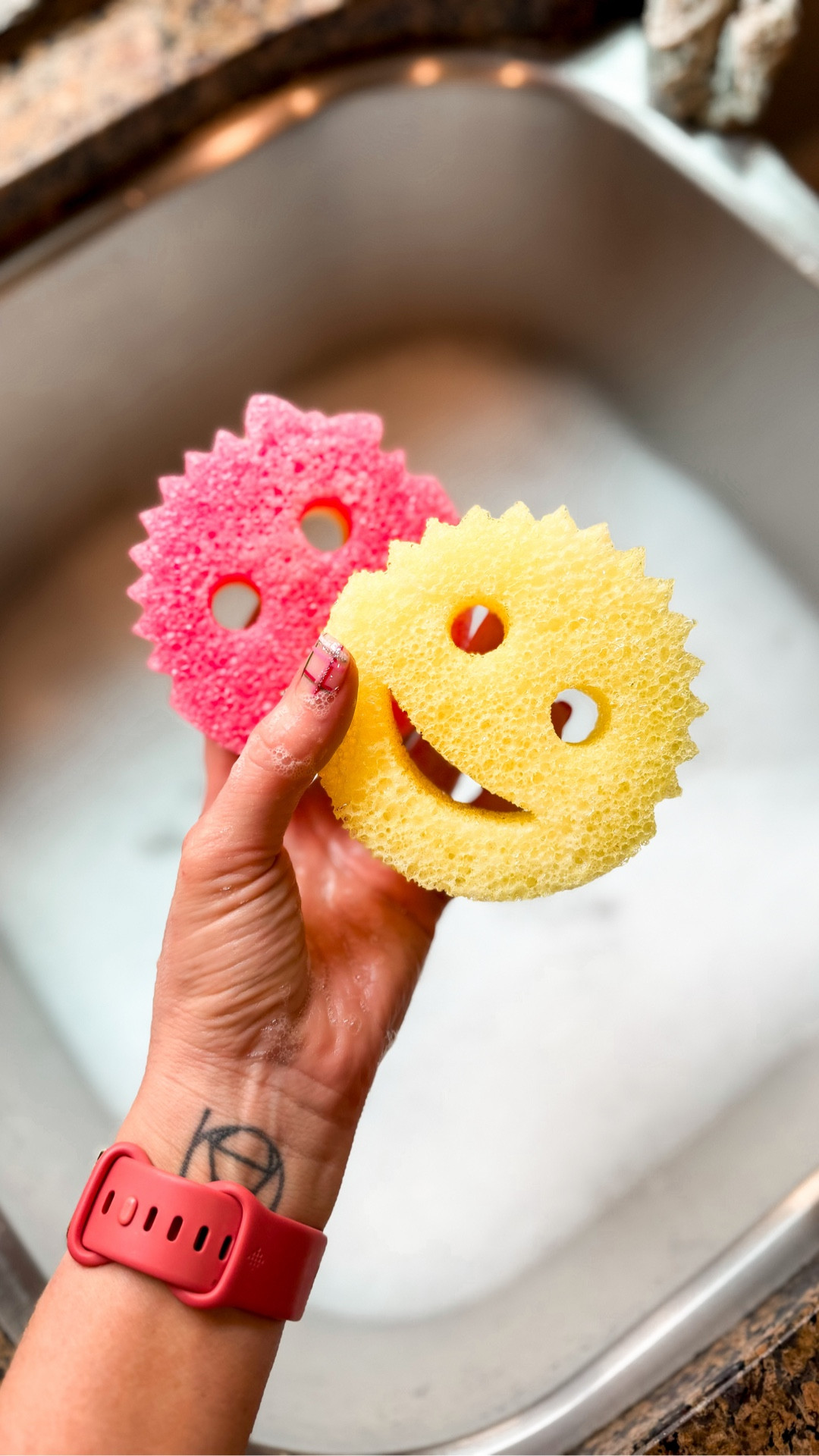 POV: You keep finding ‘one more dish’ to wash. 🧽 the best scrubbers on Amazon 
Made with BPA free an scratch free 

#LTKmomlife #LTKFindsUnder50 #LTKfoodie