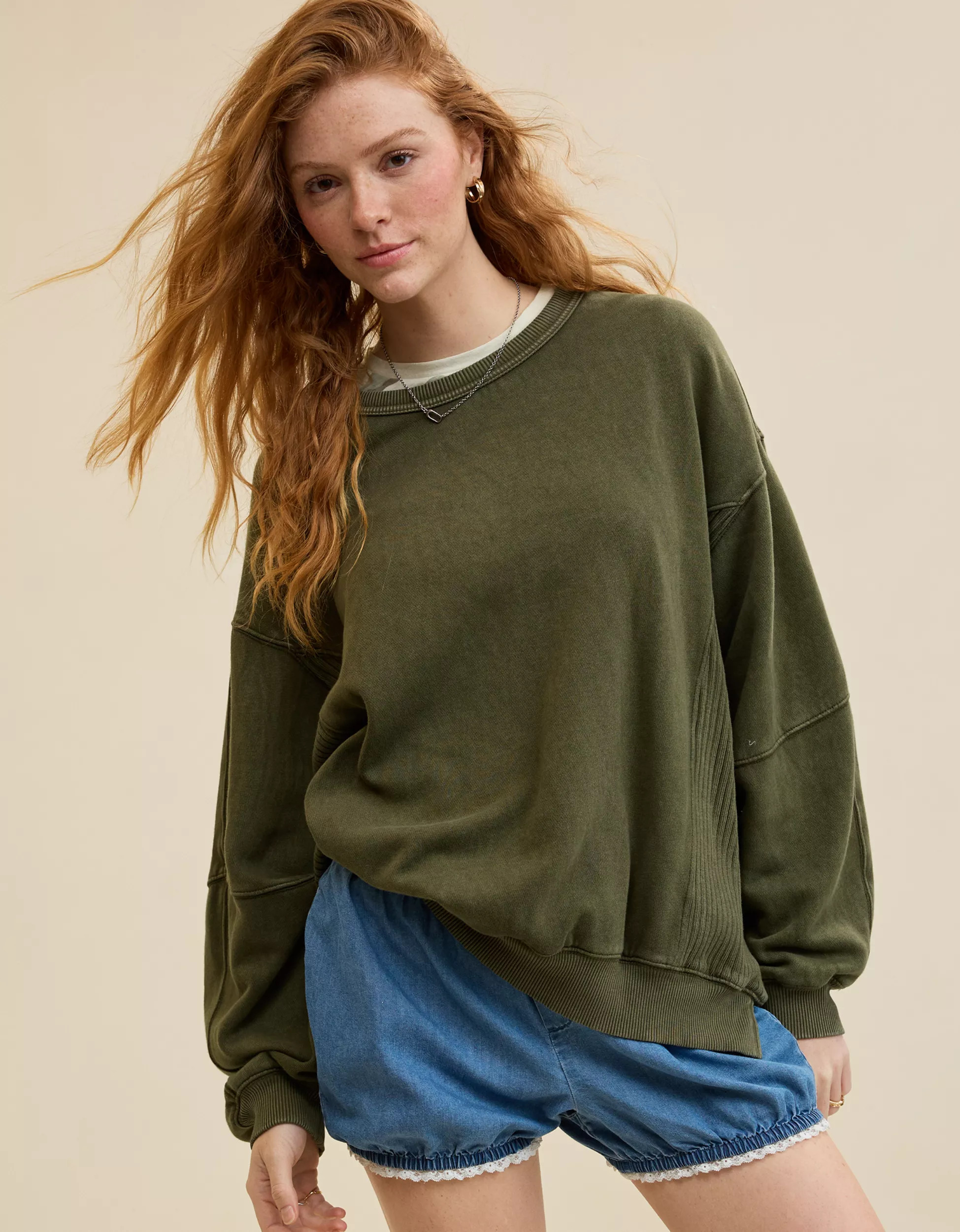 Aerie Très Chic Sweatshirt | American Eagle Outfitters (US & CA)