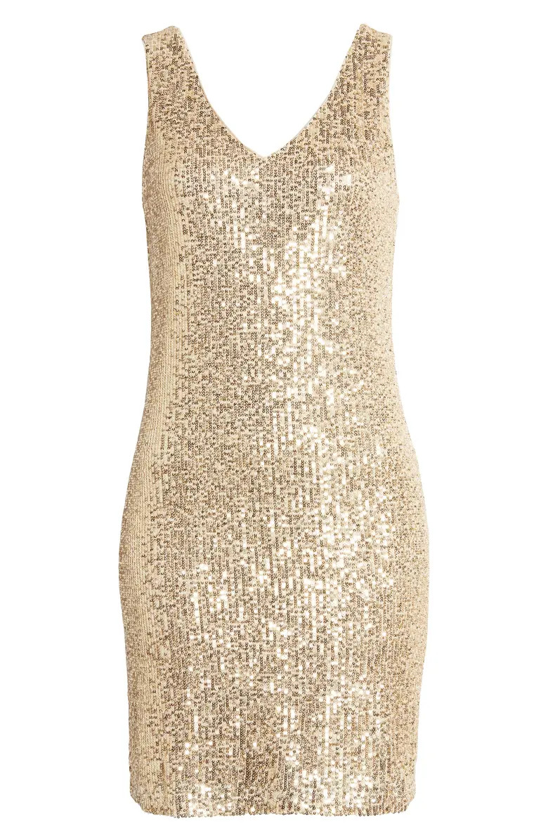 Chelsea28 Sequin Sleeveless Minidress | Nordstrom | Nordstrom