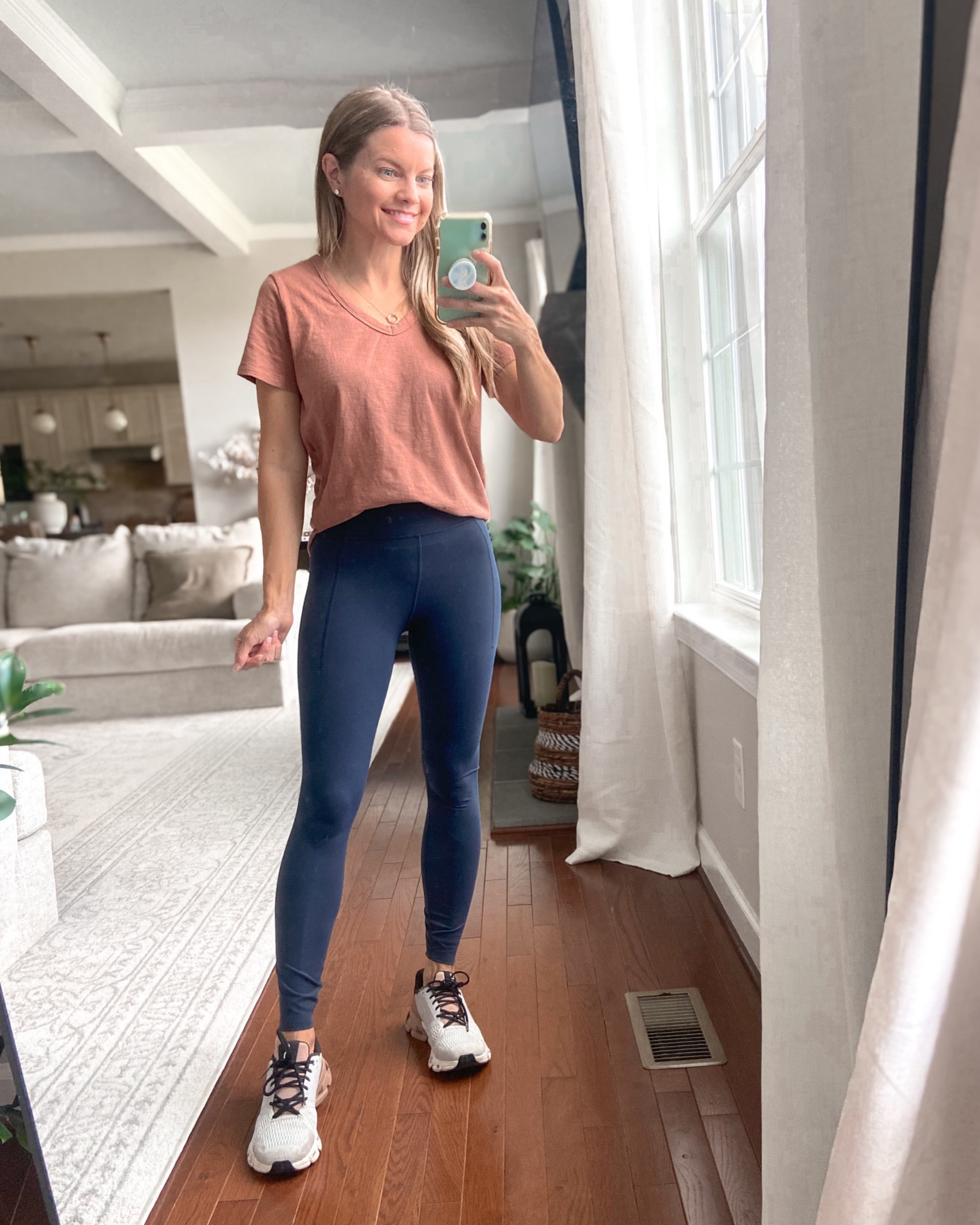 Mom ‘fit of the day
Target navy leggings (Soft Autumn palette 6.9 FN)
My exact top is no longer in stores, so I am linking some similar options...

#LTKStyleTip #LTKFindsUnder50 #LTKOver40