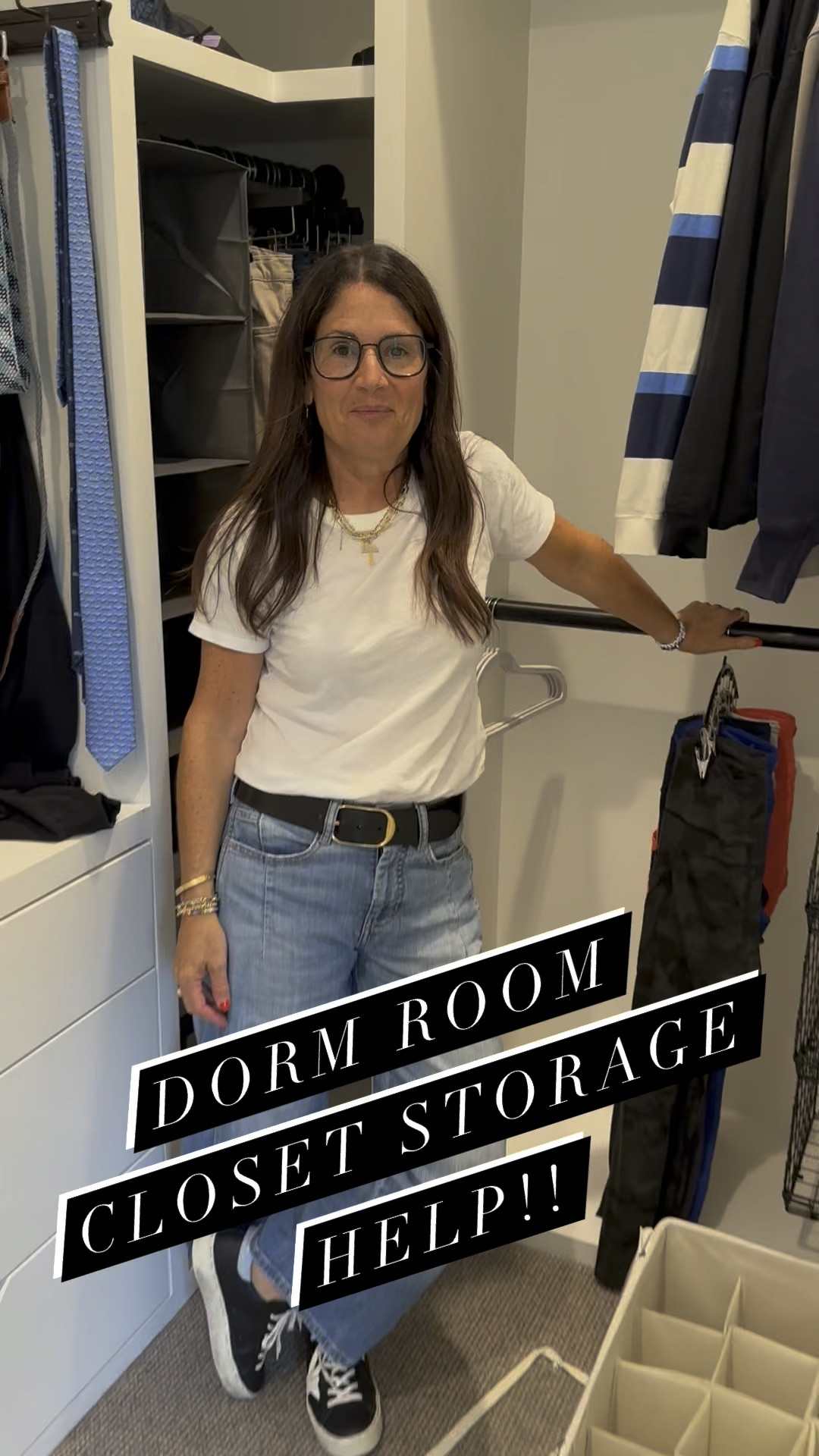 Closet help for the dorm room!