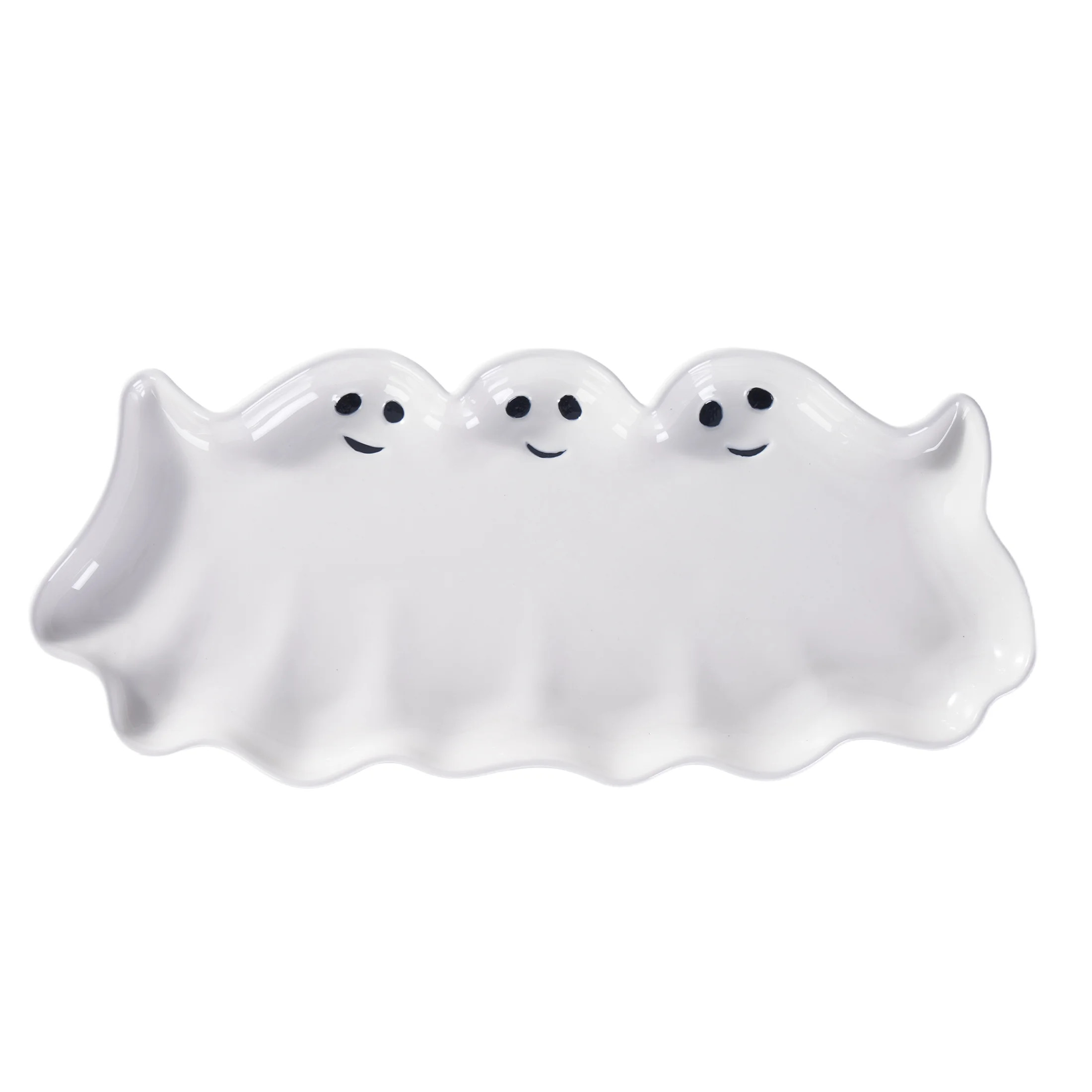 Way to Celebrate Halloween Three Ghost Connected Tray | Walmart (US)