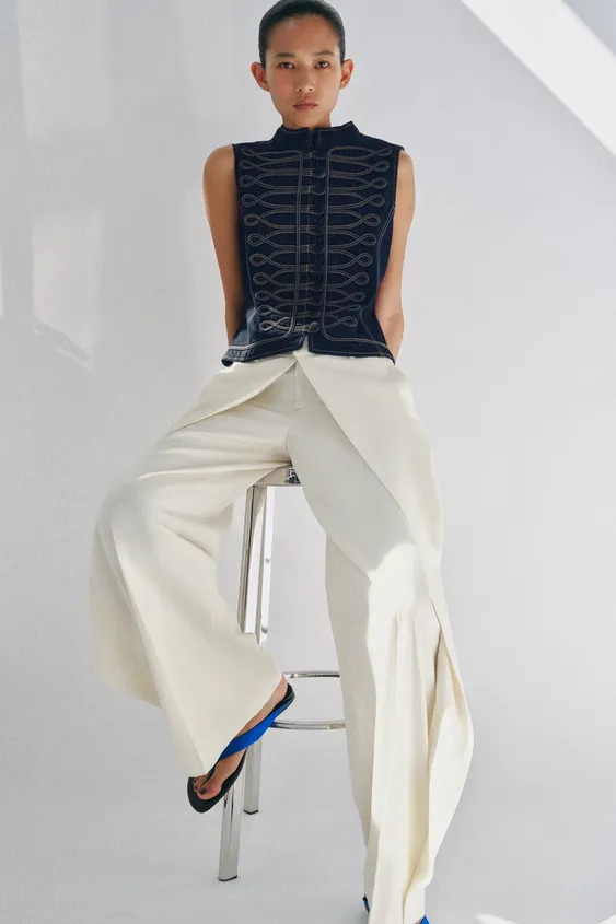 FLAT LEATHER SANDALS | Zara UK