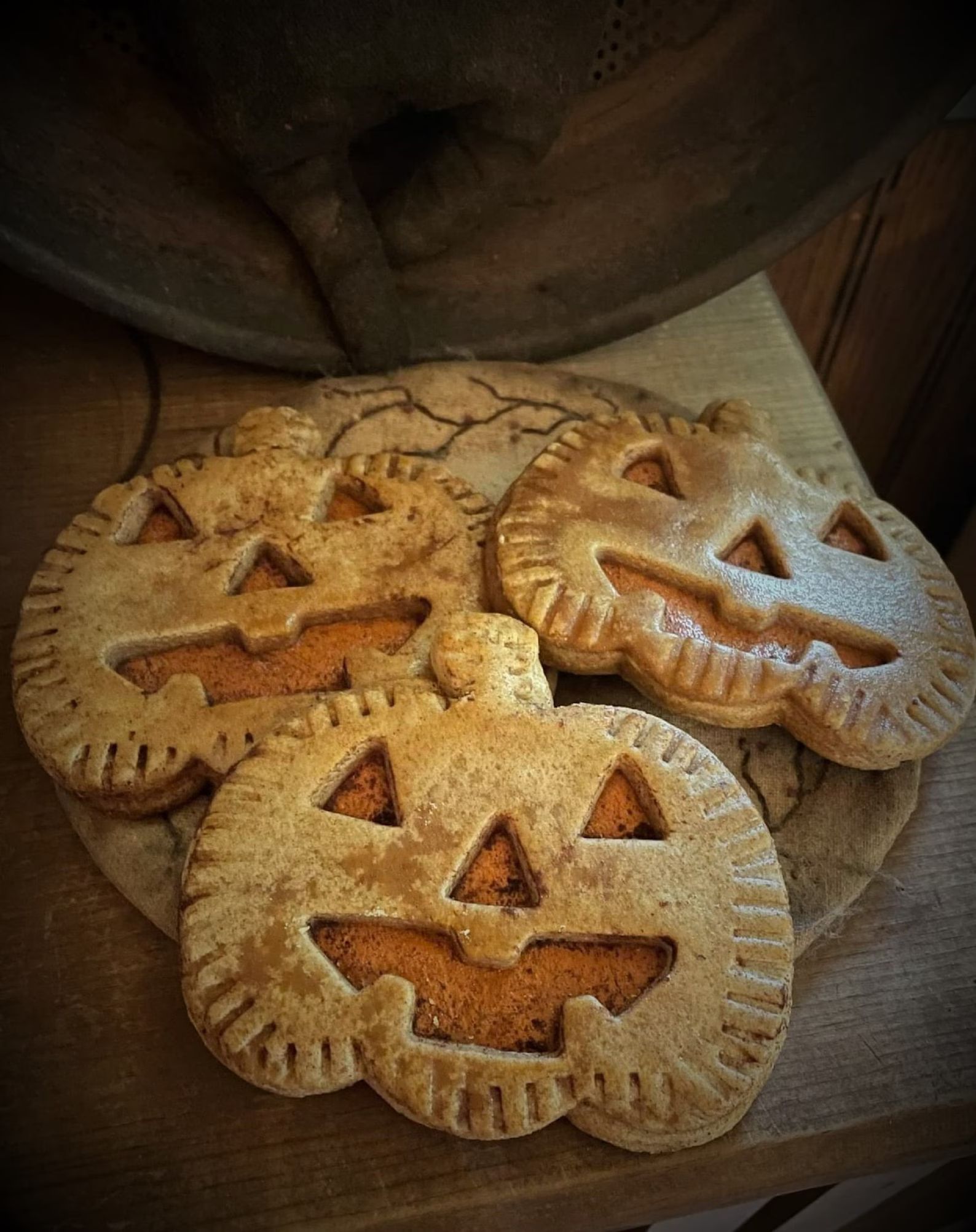 Primitive Rustic Farmhouse Faux Jack o Lantern Cookies~Halloween Pumpkin Bowl Fillers~Pumpkin Fil... | Etsy (US)