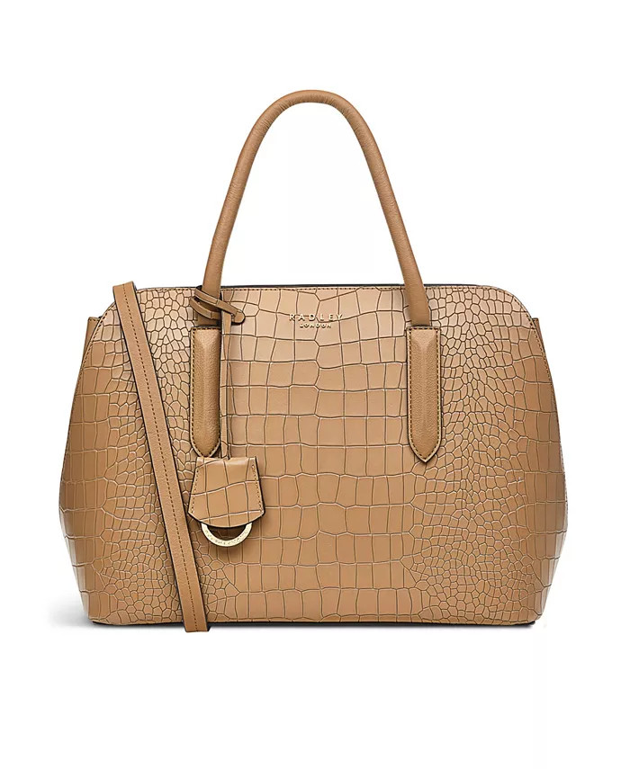 Radley London Women's Liverpool Street 2.0 Faux Croc - Medium Zip Top Satchel - Macy's | Macys (US)