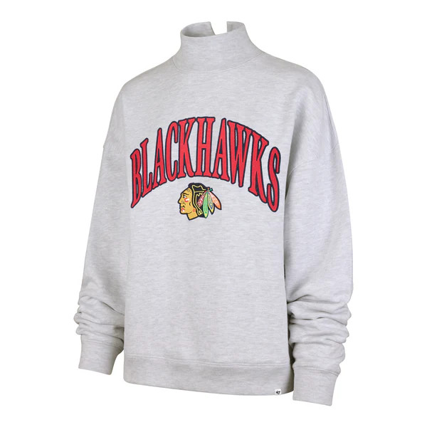 CHICAGO BLACKHAWKS VANTAGE '47 MOCK NECK PULLOVER WOMENS | '47Brand