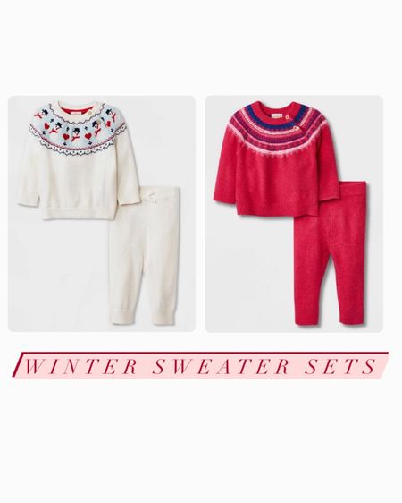Target find, target baby, target toddler, baby winter outfit, baby holiday outfit, baby Christmas outfit, sweater set 

#LTKbaby #LTKkids #LTKHoliday