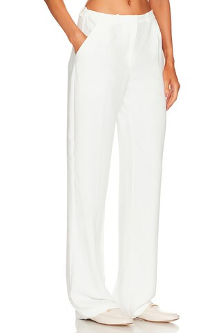 Amanda Uprichard Wallce Pants in Ivory from Revolve.com | Revolve Clothing (Global)