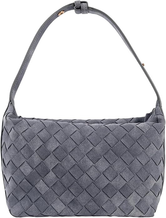 Suede Bags for Women,Luxurious Suede Hobo Bag,Suede Leather Handbag for Women,Underarm Purse Top-... | Amazon (US)