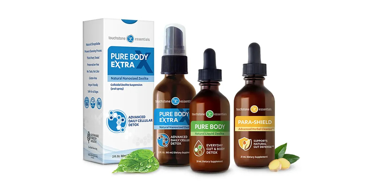 Zeolite Gut Detox Pack | Cellular & Gut Reset | Touchstone Essentials