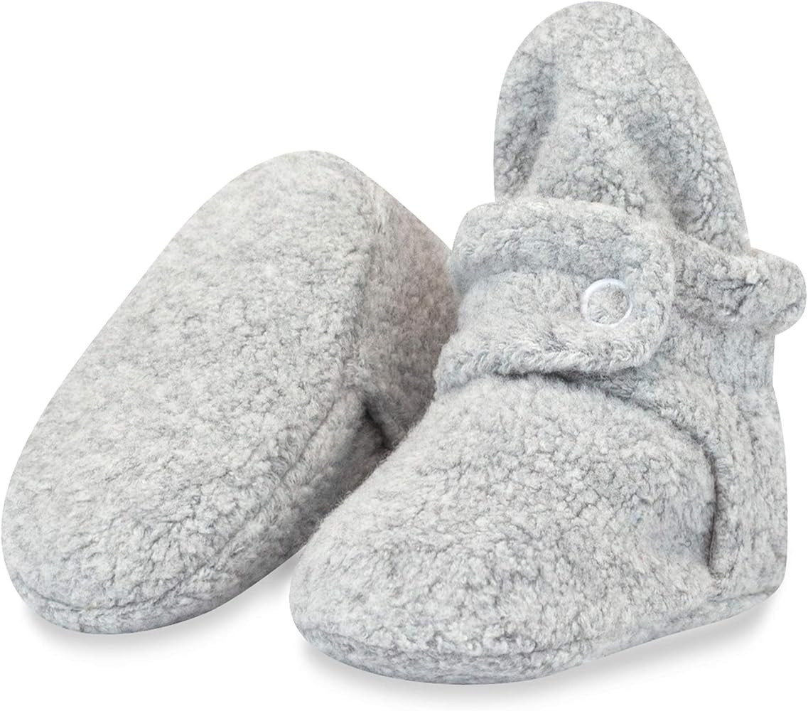 Zutano Unisex Fleece Baby Booties with Organic Cotton Lining, Newborn Essentials | Amazon (US)