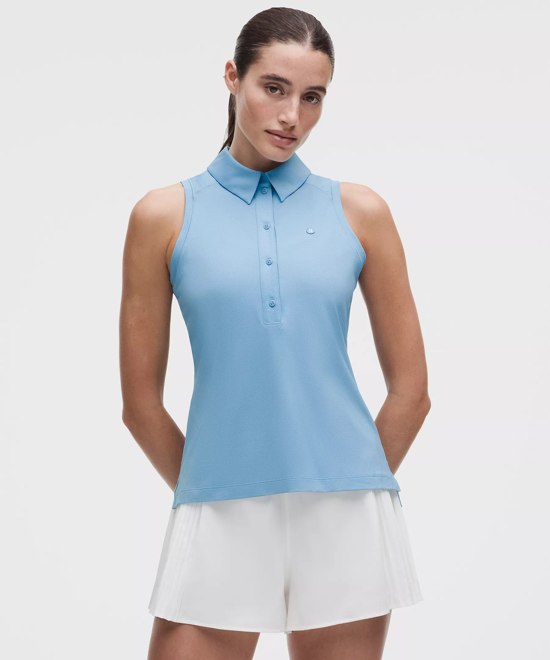 Quick-Dry Sleeveless Polo Shirt Straight Hem | Lululemon (US)