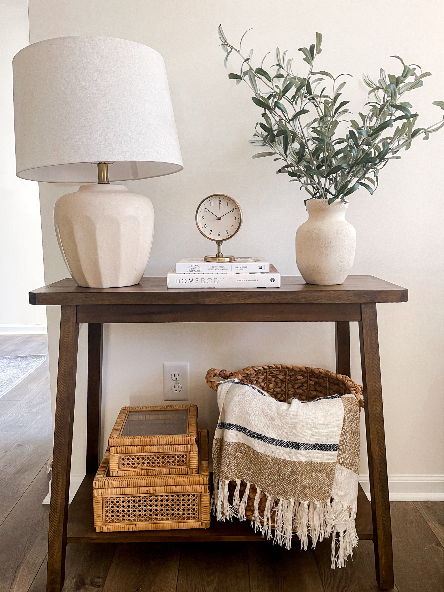 Styled a few of my new finds from Target! This olive arrangement is a must have and I love this table clock! 

#LTKhome #LTKSeasonal #LTKfindsunder50