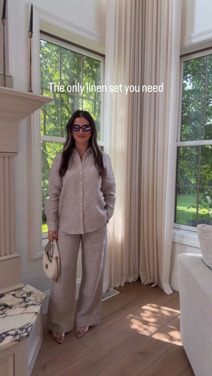 The only linen set you need! 

#linenset #quincepartner #linen #outfitinspiration #momstyle 

New customers will receive 10% off their first Oder with my code:
INFG-26HOMEBYX|10

#LTKPetite #LTKmomlife #LTKgrwm