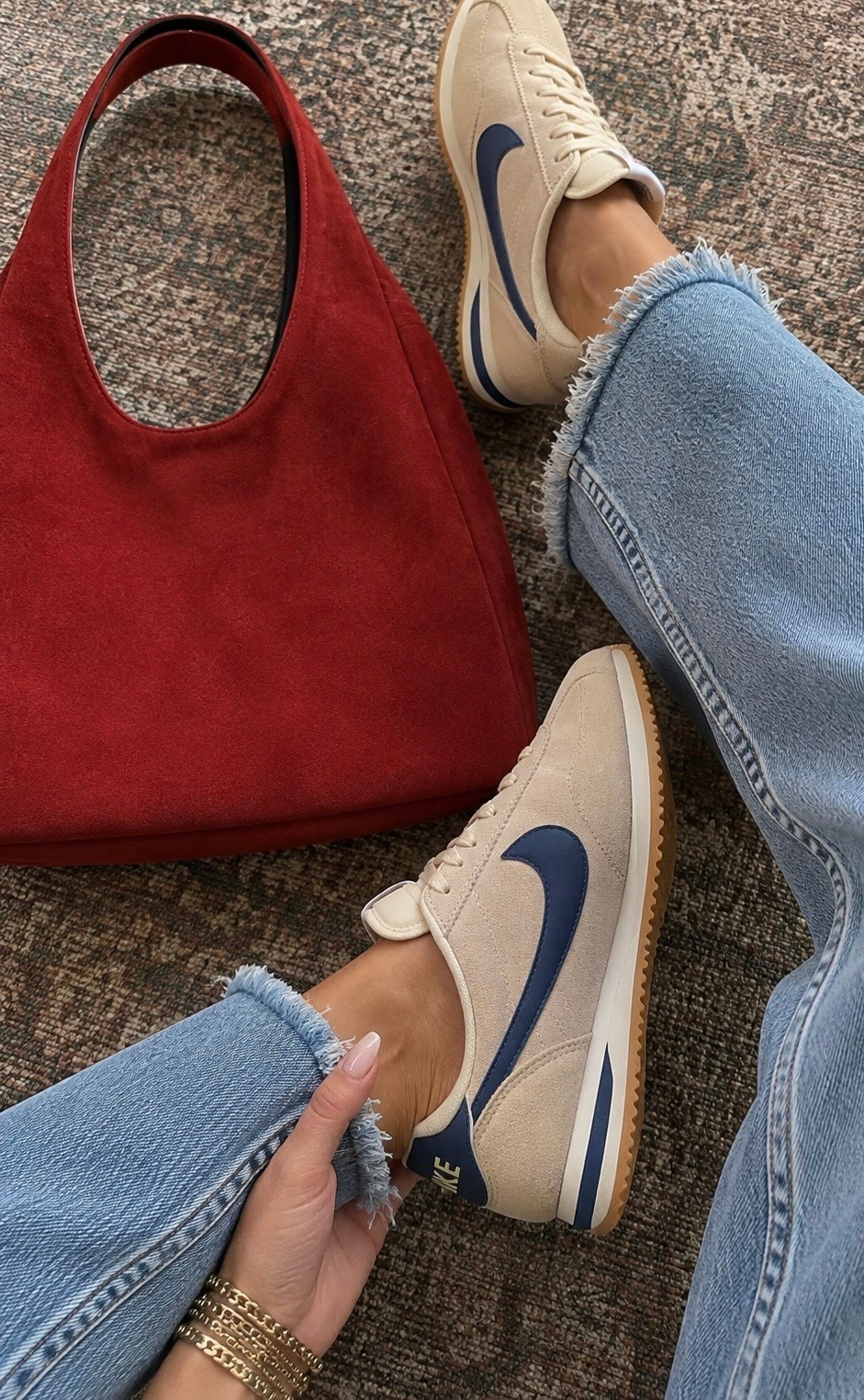 Nike Cortez - best Nike ever! On drop 
Runs very tts 
Code: DAYONE for an extra 25% off

#LTKU #LTKSaleAlert #LTKmomlife