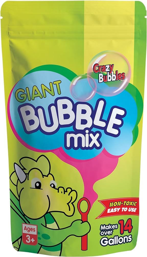 Bubble Solution Refill - 30 Gallons of Bubbles for Kids & 14 Gallons of Giant Bubbles, Non-Toxic ... | Amazon (US)