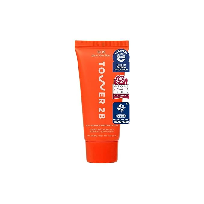 Tower 28 Beauty SOS Daily Skin Barrier Redness Recovery Moisturizer 1.86 oz / 52.73 g | Amazon (US)