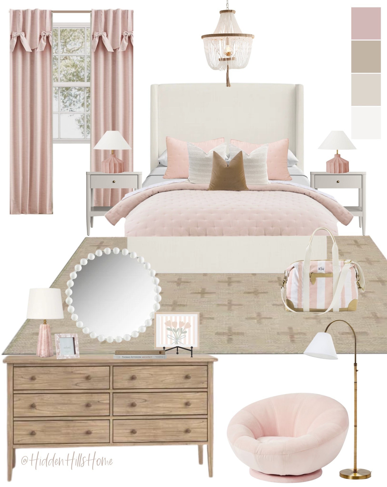 Girls bedroom decor mood board, girls room decor ideas, girls bedroom inspiration, home decor ideas #girlsroom

#LTKHome #LTKSaleAlert #LTKKids