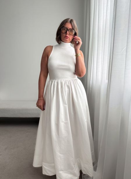 White maxi dress runs tts

#LTKover40 #LTKwedding #LTKSeasonal