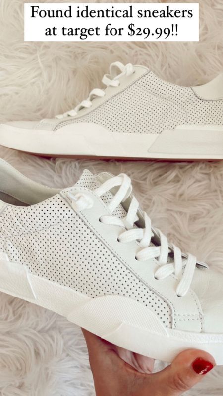 White sneakers $29.99 
Target look for less! So similar to my dolce vita sneakers


#LTKunder50 #LTKshoecrush #LTKFind