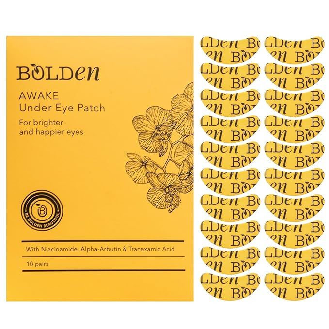 Bolden Awake Under Eye Patch | Eye Mask For Dark Circles, Puffiness & Discoloration | Brightening... | Amazon (US)