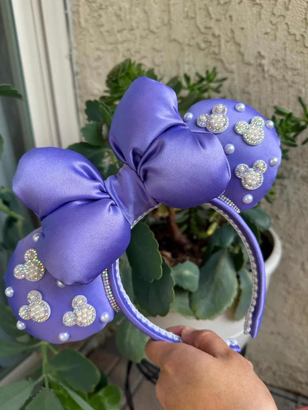 Hot Pink Satin Minnie Ears - Etsy | Etsy (US)