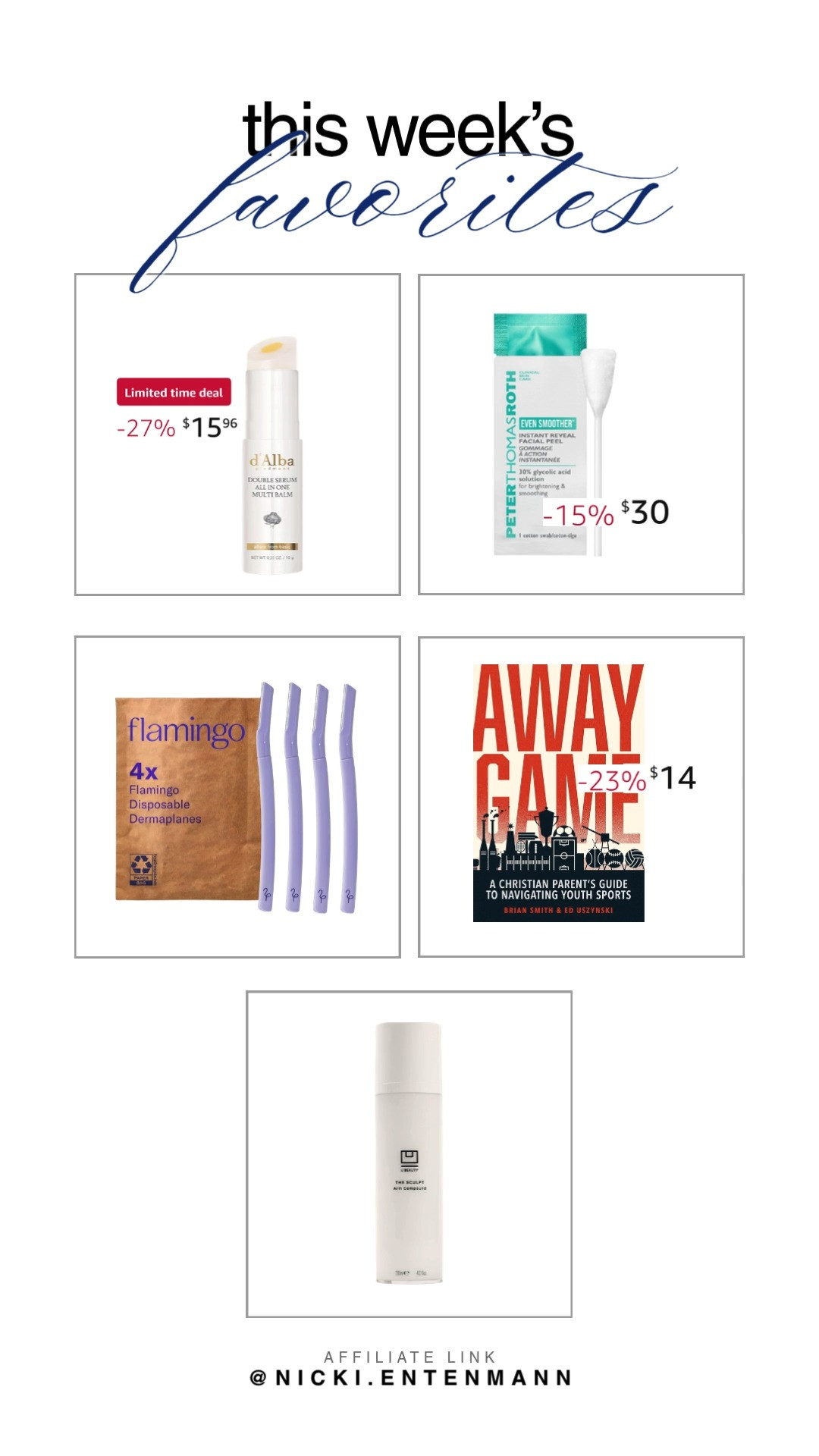 My favorite picks for this week! From skincare essentials to a guide for sports parents, these items are a must-have. Happy shopping! #Favorites #Skincare #AmazonFinds #YouthSports #BeautyEssentials 

 #LTKMothersDay #LTKmomlife #LTKBeauty