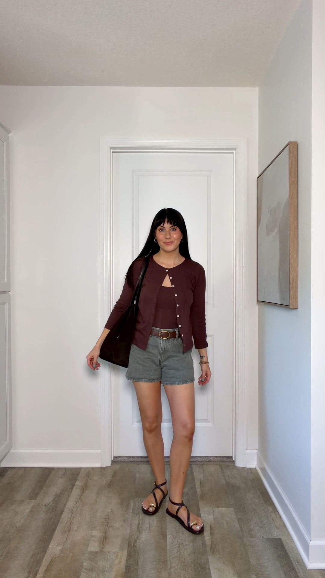 Outfit on sale!! 20-50% off and use code DENIMAF for extra 15% off!! 

Wearing s in this cardigan + tank set (like 2 tops in 1!) and 27 shorts (size up one). Sandals also on sale and tts

#LTKSeasonal #LTKPetite #LTKSaleAlert