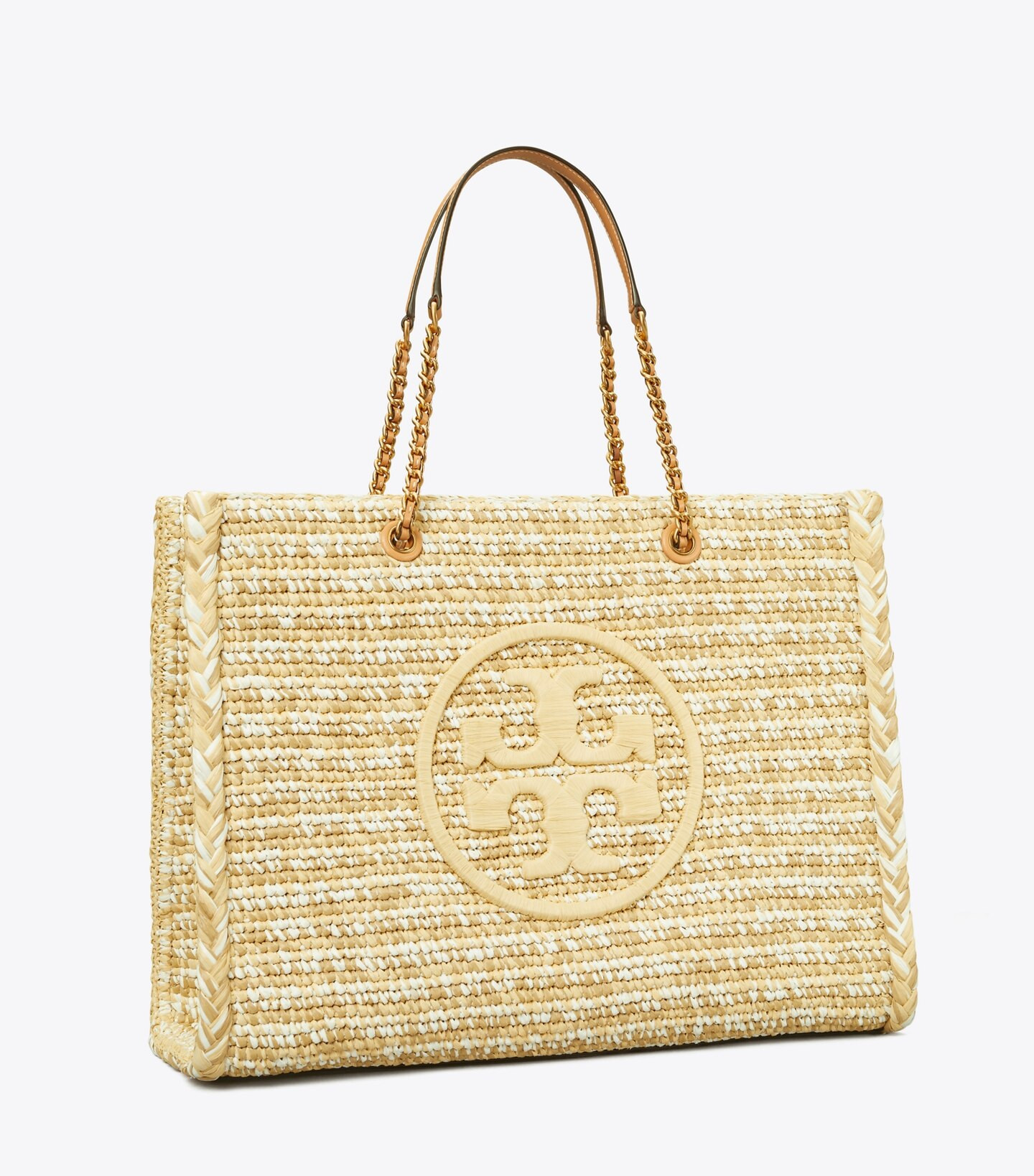 Ella Raffia Mélange Chain Tote: Women's Designer Tote Bags | Tory Burch | Tory Burch (US)