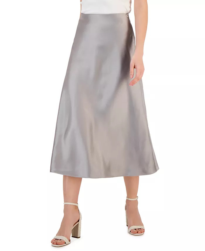 I.N.C. International Concepts Women's Satin Slip Skirt, Created for Macy's - Macy's | Macys (US)