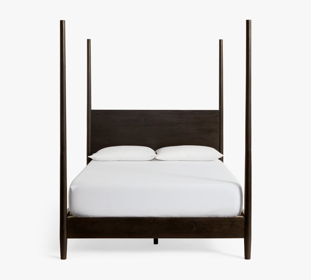 Willow Four Poster Bed, Black, King | Pottery Barn (US)