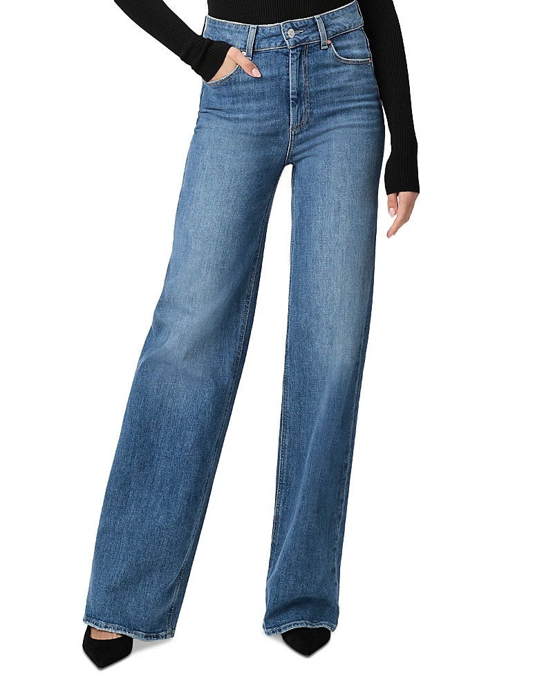 Paige Sasha High Rise Wide Jeans in Stefania Distressed | Bloomingdale's (US)