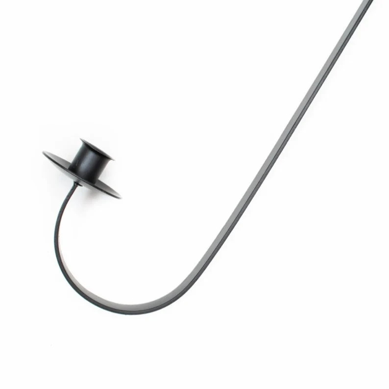 Metal Wreath Hanger With Candle Holder - Etsy | Etsy (US)