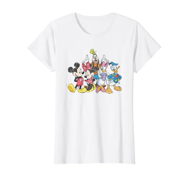 Disney Mickey Mouse and Friends Short Sleeve T-Shirt | Amazon (US)