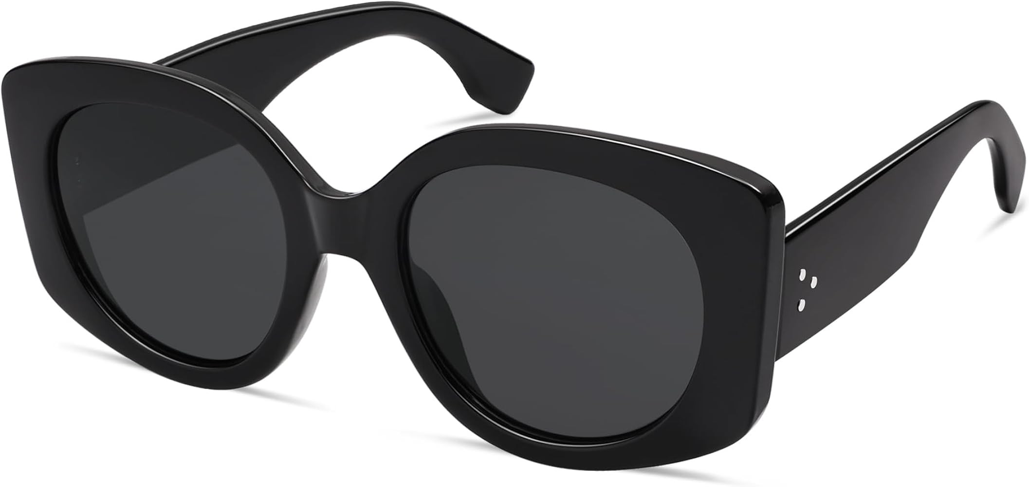 Retro Square Sunglasses for Women Polarized Oval Lens Round Oversized Womens Sun Glasses AP3713 | Amazon (US)