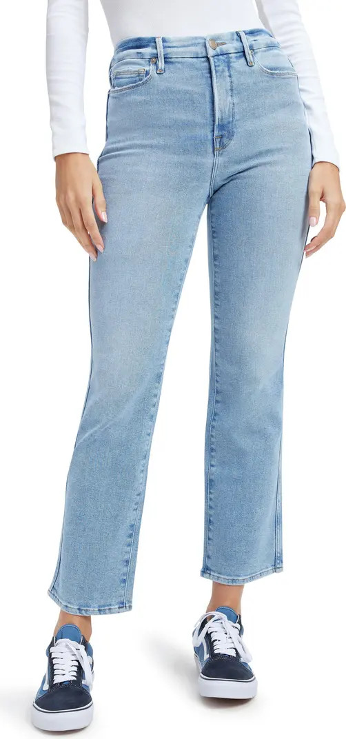 Good Curve High Waist Ankle Straight Leg Jeans | Nordstrom