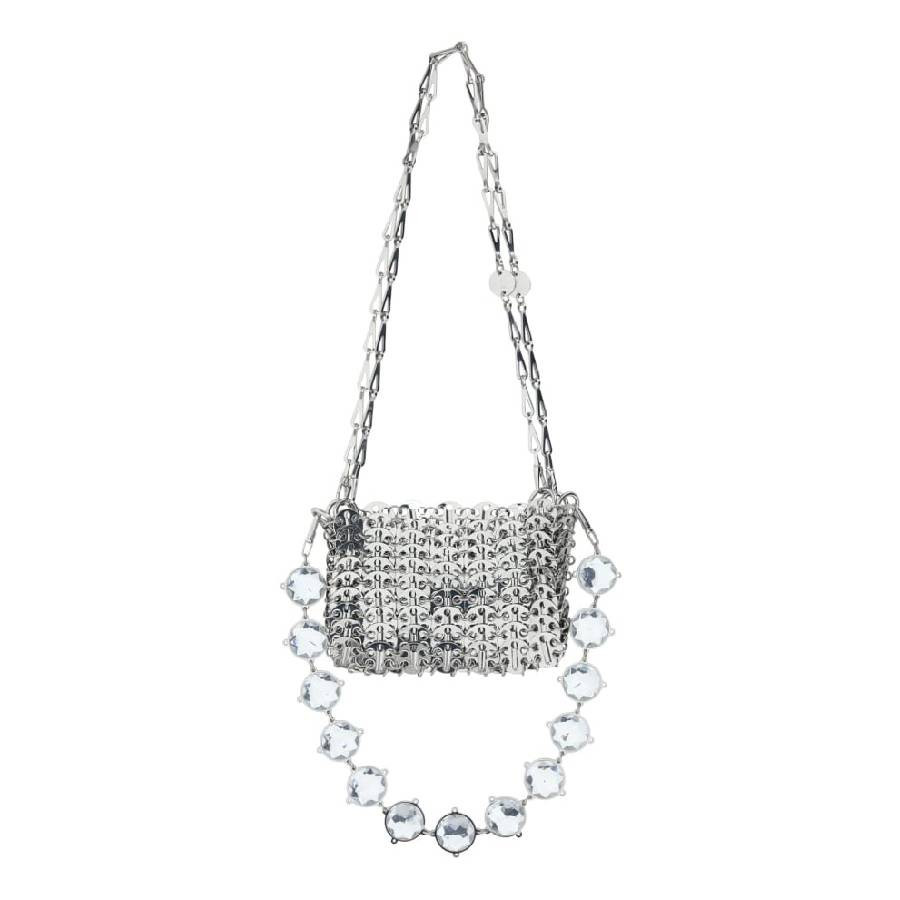 Paco Rabanne 1969 Nano Double Chain Shoulder Strap Bag | Jomashop.com & JomaDeals.com