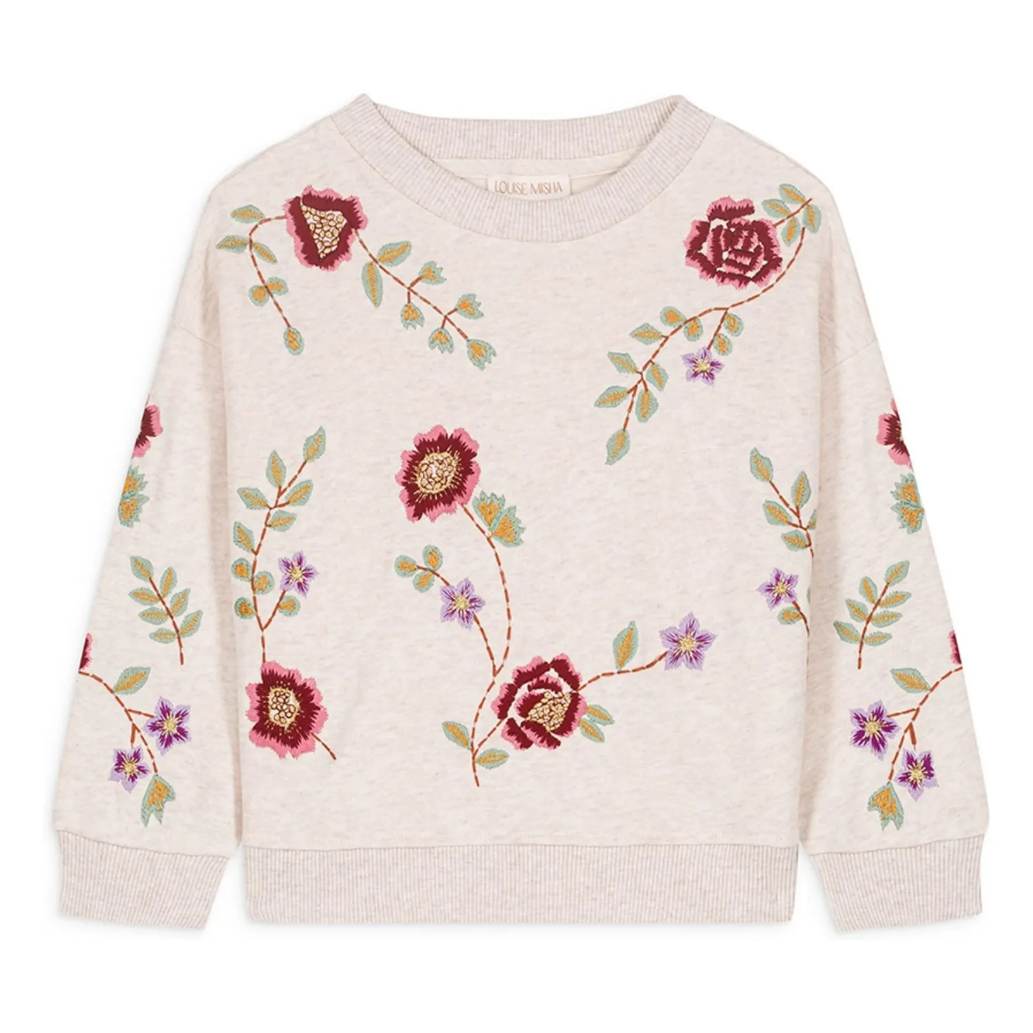 Sweat Rosalia Brodé | Ecru | Smallable