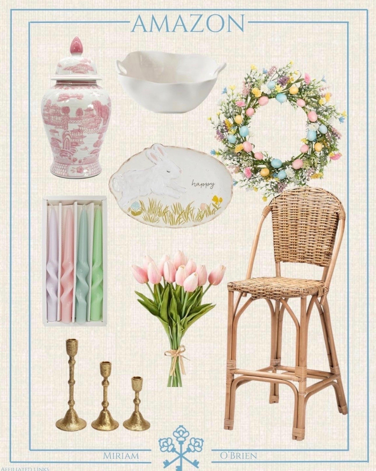 Easter Home Decor

Follow me at @miriamobrien_ on IG and TikTok! 

#EasterDecor #AmazonHome #AmazonEasterFinds #SpringHome

#LTKSeasonal #LTKHome #LTKOver40

#LTKOver40 #LTKHome #LTKSeasonal