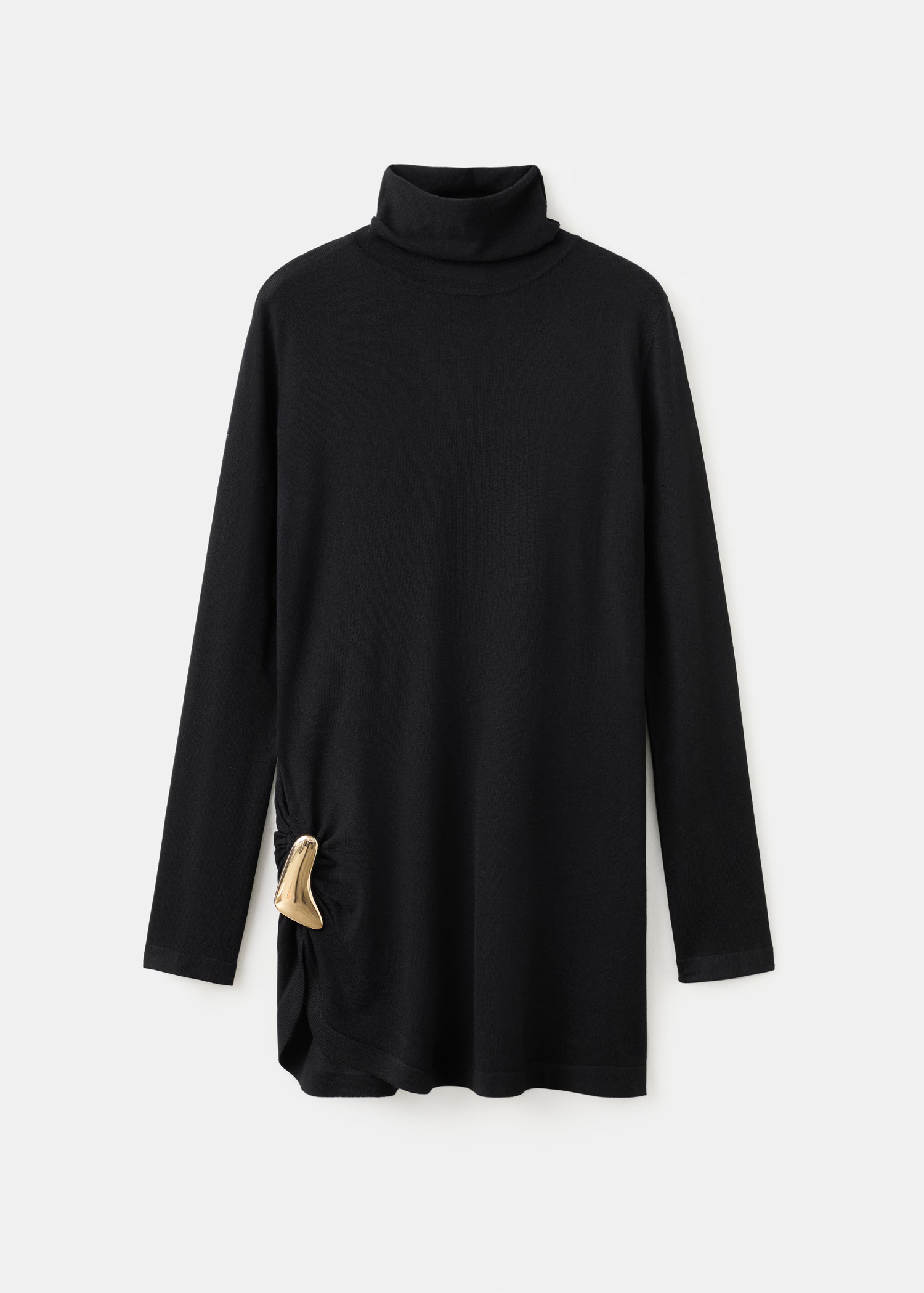 Turtleneck sweater with brooch | Mango (US/MX/AU)
