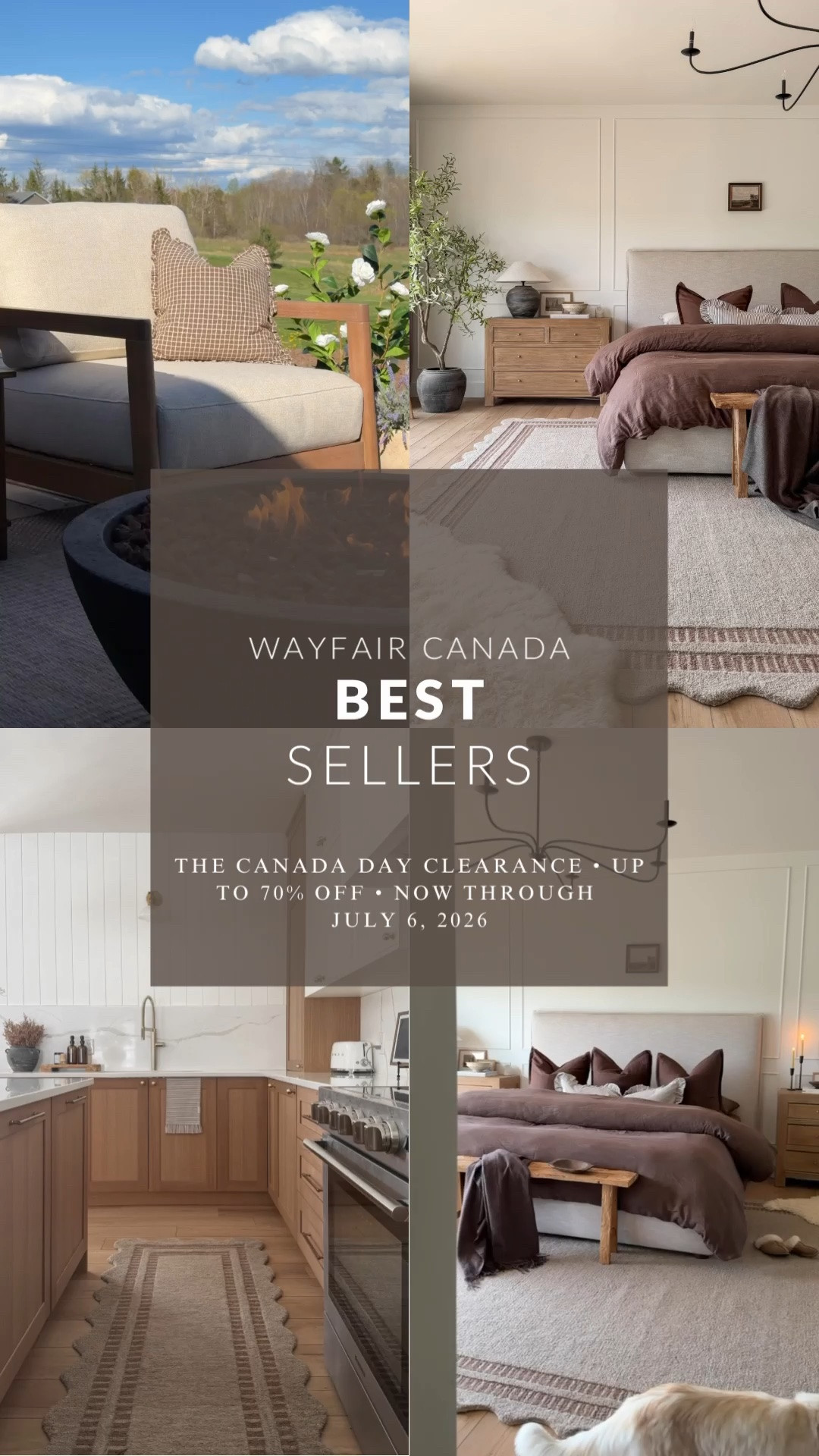 These are my @wayfaircanada best-selling pieces 

From the upholstered bed and scalloped rug to the concrete fire bowl, these are some of my most-loved and most-requested finds.

✨ The Canada Day Clearance
✨ Up to 70% off through July 6, 2026

#wayfaircapartner #wayfaircahome

#LTKhome #LTKsale #LTKcanada