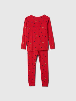 babyGap 100% Organic Cotton V-Day Brannan Bear PJ Set | Gap Factory
