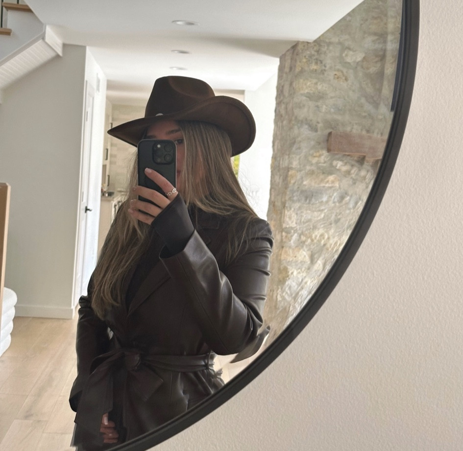 mock neck + leather trench 😍 

#LTKGiftGuide #LTKBeauty #LTKSeasonal
