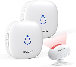 Wireless Motion Sensor Door Chime: Business Entry Doorbell Indoor Motion Detector Alarm Buzzer St... | Amazon (US)